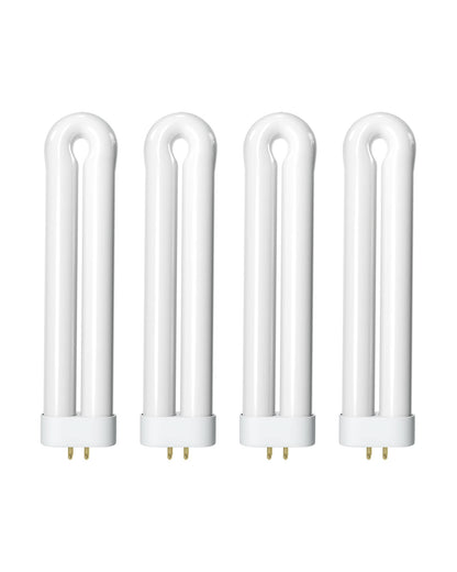 Shootingstar Bug Zapper Replacement Light Bulb for 15W Insect Attracting Lamp with 4-Pin Base, Ful 15W-BL U Shaped Twin Tube Bulb for Outdoor Mosquito Zapper, 4 Pack