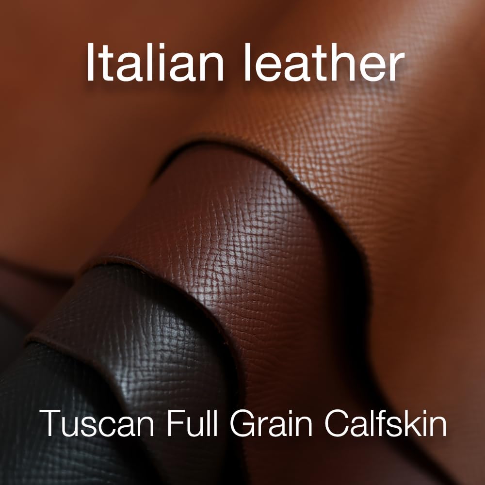 Getalia Italian Leather Watch Band | Tuscany Vegetable-Tanned Full Grain Calfskin Palm Grain Strap for Men Women | Quick Release | Folding Clasp | 18mm 19mm 20mm 21mm 22mm Soft (Cognac：Width-20mm)