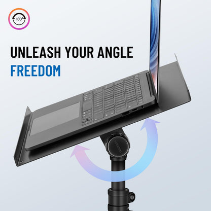 CAHAYA Projector Stand Tripod Adjustable - Stable for Tablets Phones Book Height 26" to 51.5" Multifunctional Laptop DJ Rack Stand Portable for Outdoor Movies CPS0331
