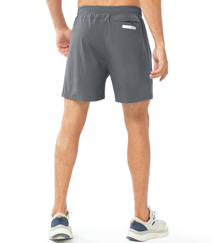 NORTHYARD Men's Athletic Running Shorts Quick Dry Workout Shorts 7"/ 5"/ 9" Lightweight Sports Gym Basketball Tennis Hiking Exercise SMOKEGREY-5inch 2XL
