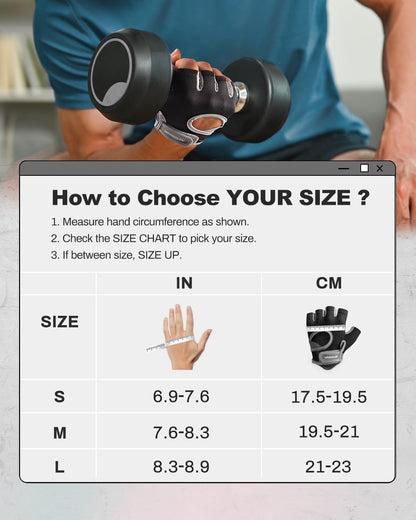 VINSGUIR Workout Gloves for Women and Men, Breathable Weight Lifting Gloves for Gym Exercise, Fitness, Training, and Cycling, with Excellent Grip and Cushion Pads
