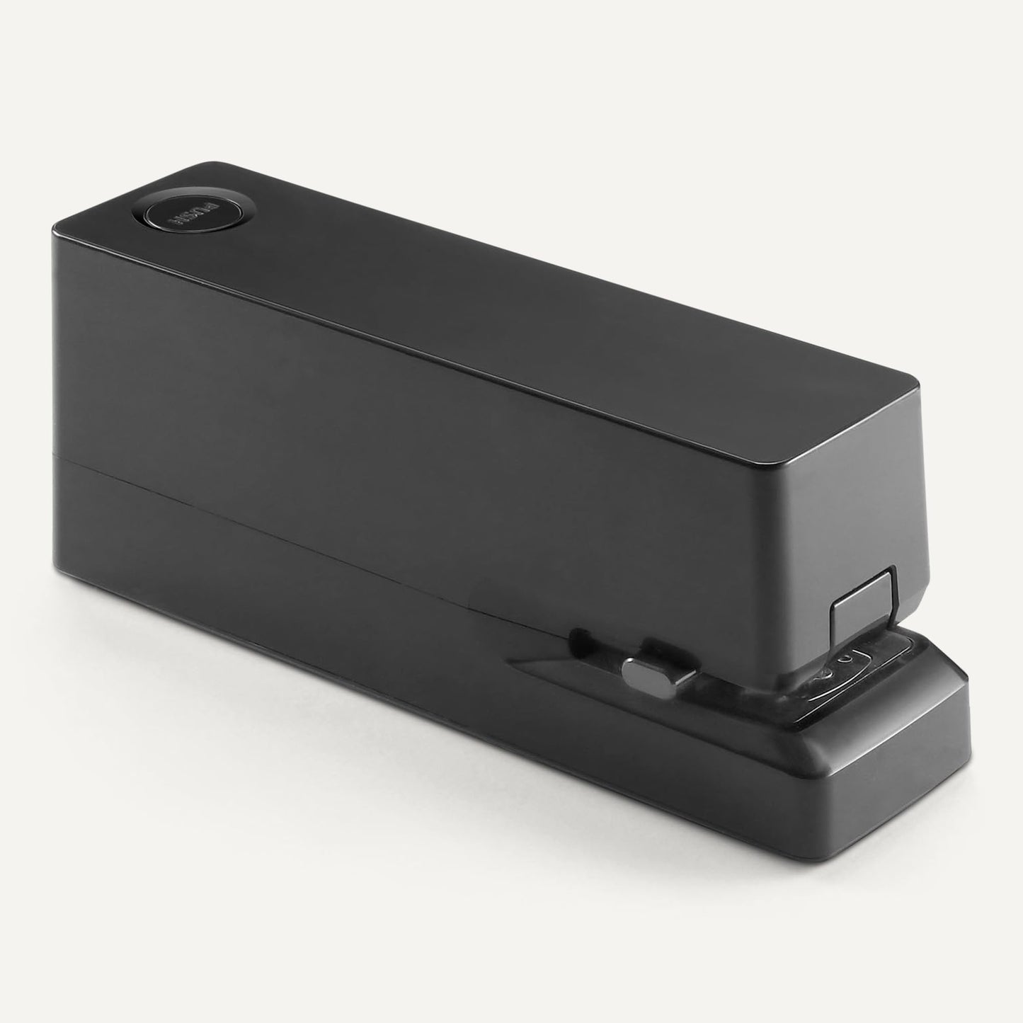 Amazon Basics Electric Automatic Stapler for Desk, 25 Sheet Capacity, No Jam Technology, Adjustable Staple Placement, Battery or AC Powered, Black