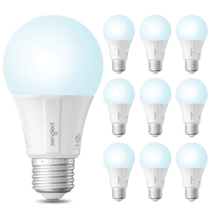 Sengled Smart Light Bulbs, Zigbee Hub Required, Works with Alexa and SmartThings, Voice Control with Google Home and Echo with built-in Hub, Soft White 60W Equivalent A19 Dimmable Smart Bulbs, 4-Pack