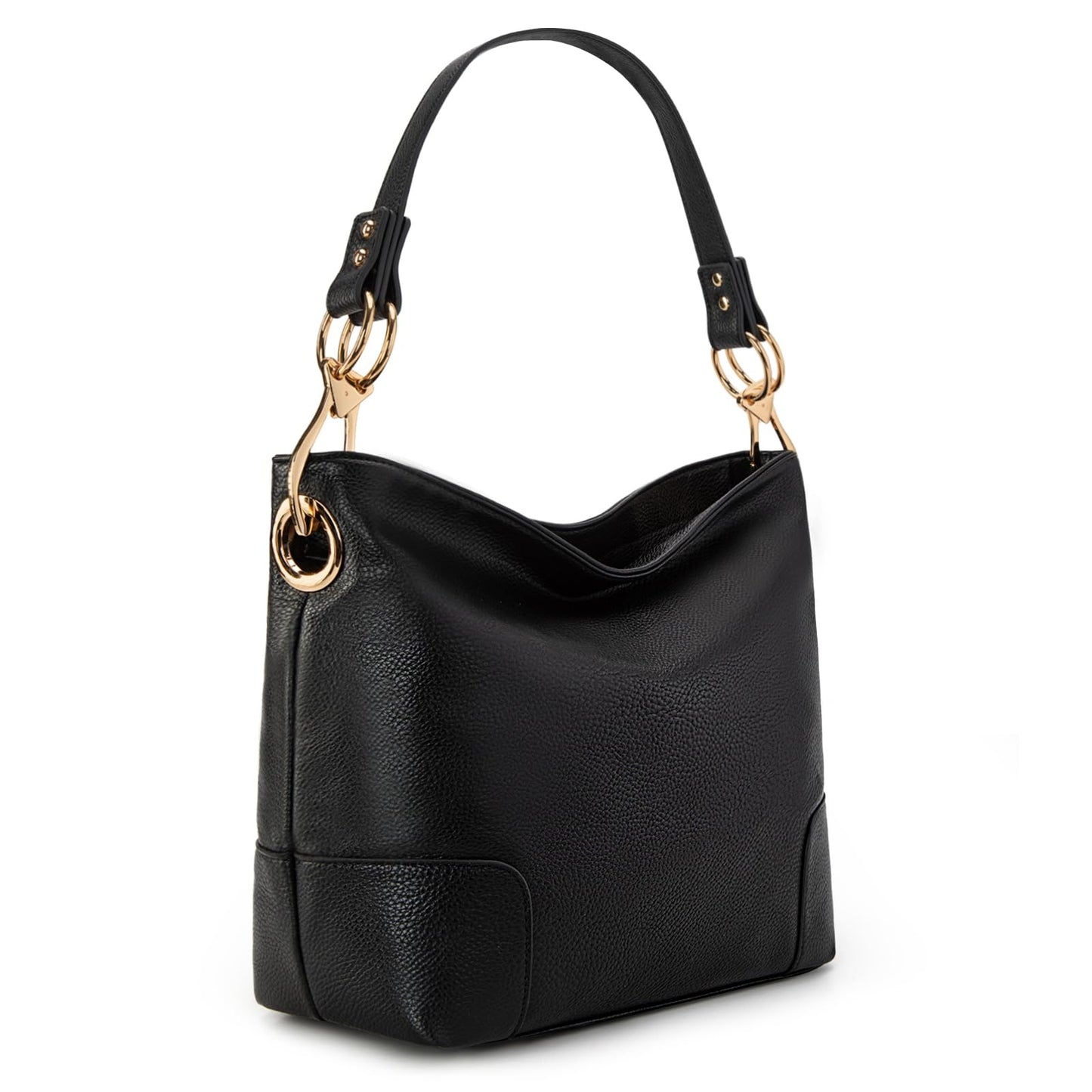 Montana West Hobo Bags for Women Purses and Handbags Ladies Bucket Shoulder Bags,MWC-HB-128B-BK