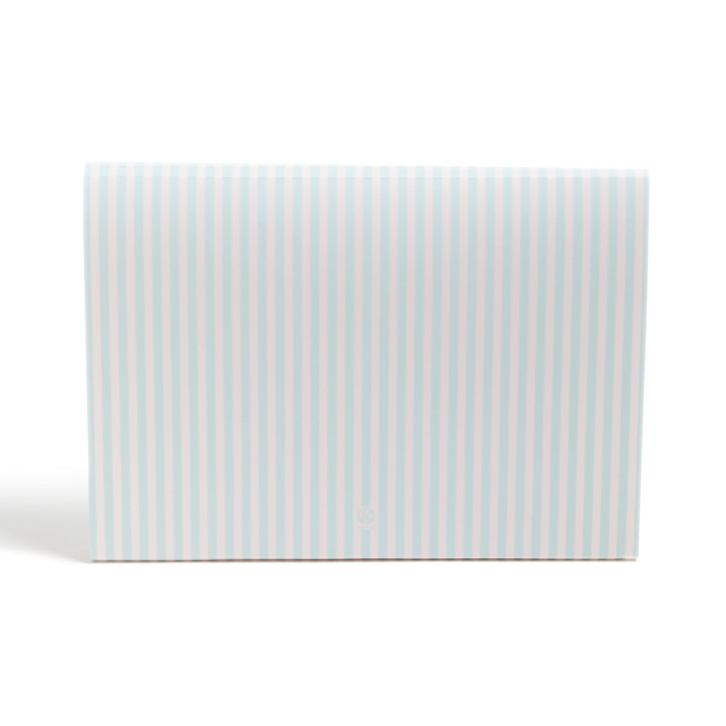 U Brands 13 Pocket Poly Expandable File, 13" x 9.65" x 1.5", Muted Prep Blue Stripes, Letter Size