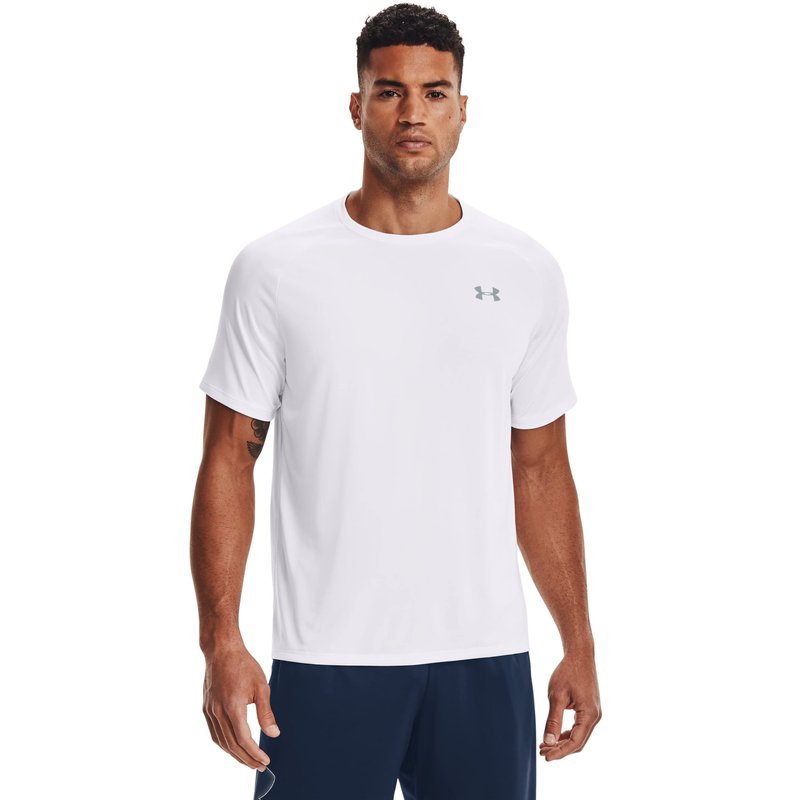 Under Armour Men's UA Tech™ 2.0 Short Sleeve 3XLT White
