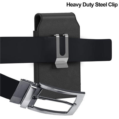 CoverON Holster for Samsung Galaxy A07 A17 A16 A06 A05 A05s A90 A80 A73 A72 A42 A32 A23 A22 A21 A21S A14 A13 A12 A03S Phone Case Belt Clip Magnetic Vertical Leather Pouch (Fit Otterbox or any Case on)