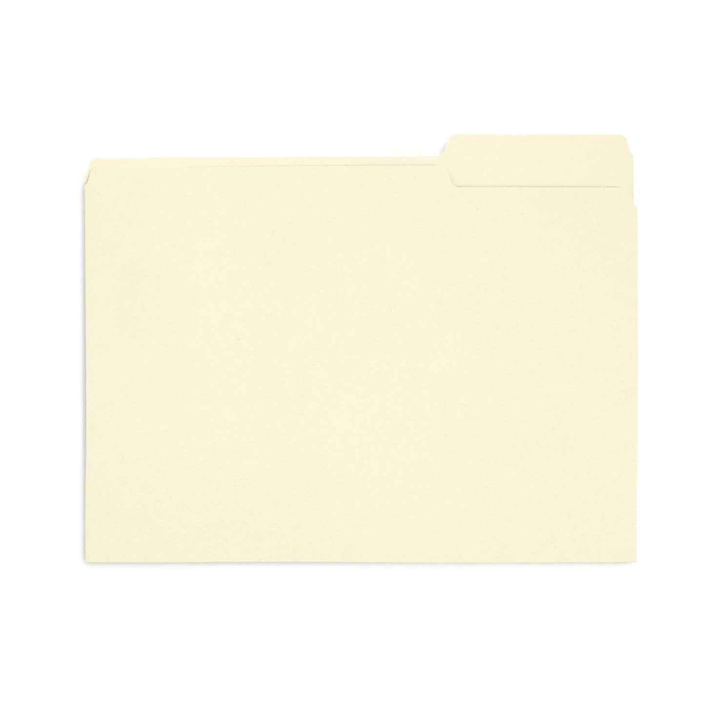 200 Blue Summit Supplies Manilla Folders - Letter Size File Folders with 1/3 Cut Top Tabs, Assorted Positions, Durable 11pt Manila Paper for Office Organization