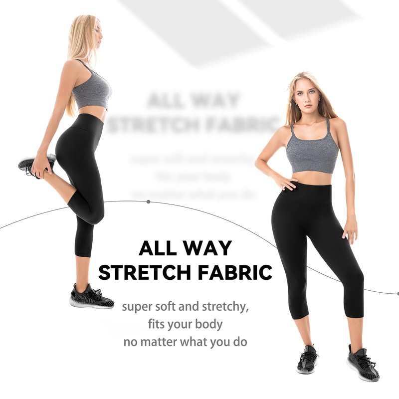 Walifrey Capri Leggings for Women, Buttery Soft High Waisted Leggings for Gym Yoga Workout (Army Green SM)