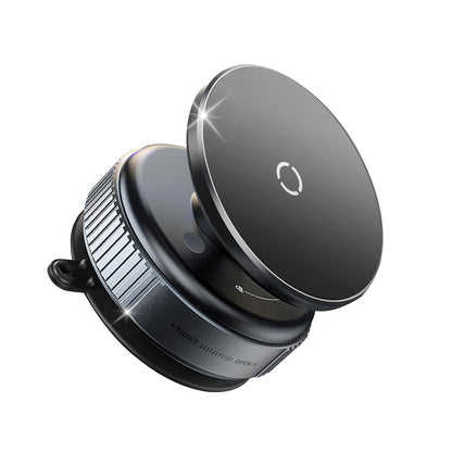 Vacuum Magnetic Car Phone Holder,360° Rotatable Suction Cup Phone Car Mount for Mag Safe Strong Magnetic Cell Phone Holder Stand for Gym/Mirror/iPhone 16e 16 Pro Max 15 14 13 12 and All Smartphones