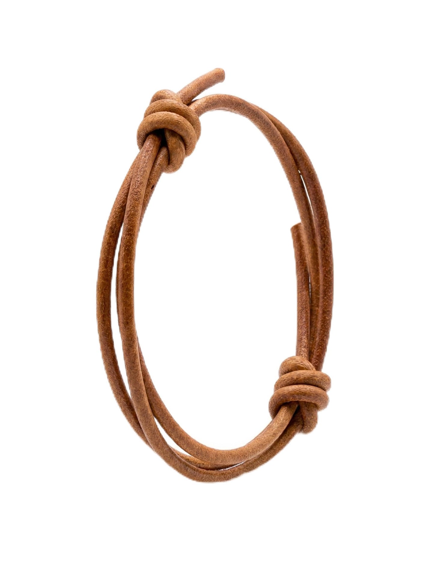 Leporem 3mm Brown Wide Chestnut Strap Rustic Cowboy Hiker Rugged Outdoorsy Woodsy Retro Style (Brown, 3mm)
