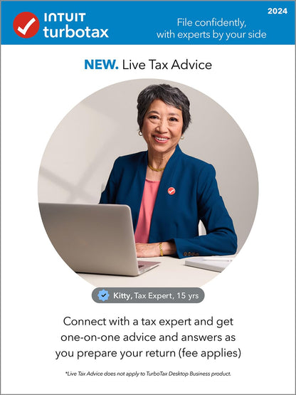 TurboTax Home & Business 2024 Tax Software, Federal & State Tax Return [PC/MAC (MacOS Ventura 13 or Sonoma 14 is required for TurboTax Desktop 2024) Download