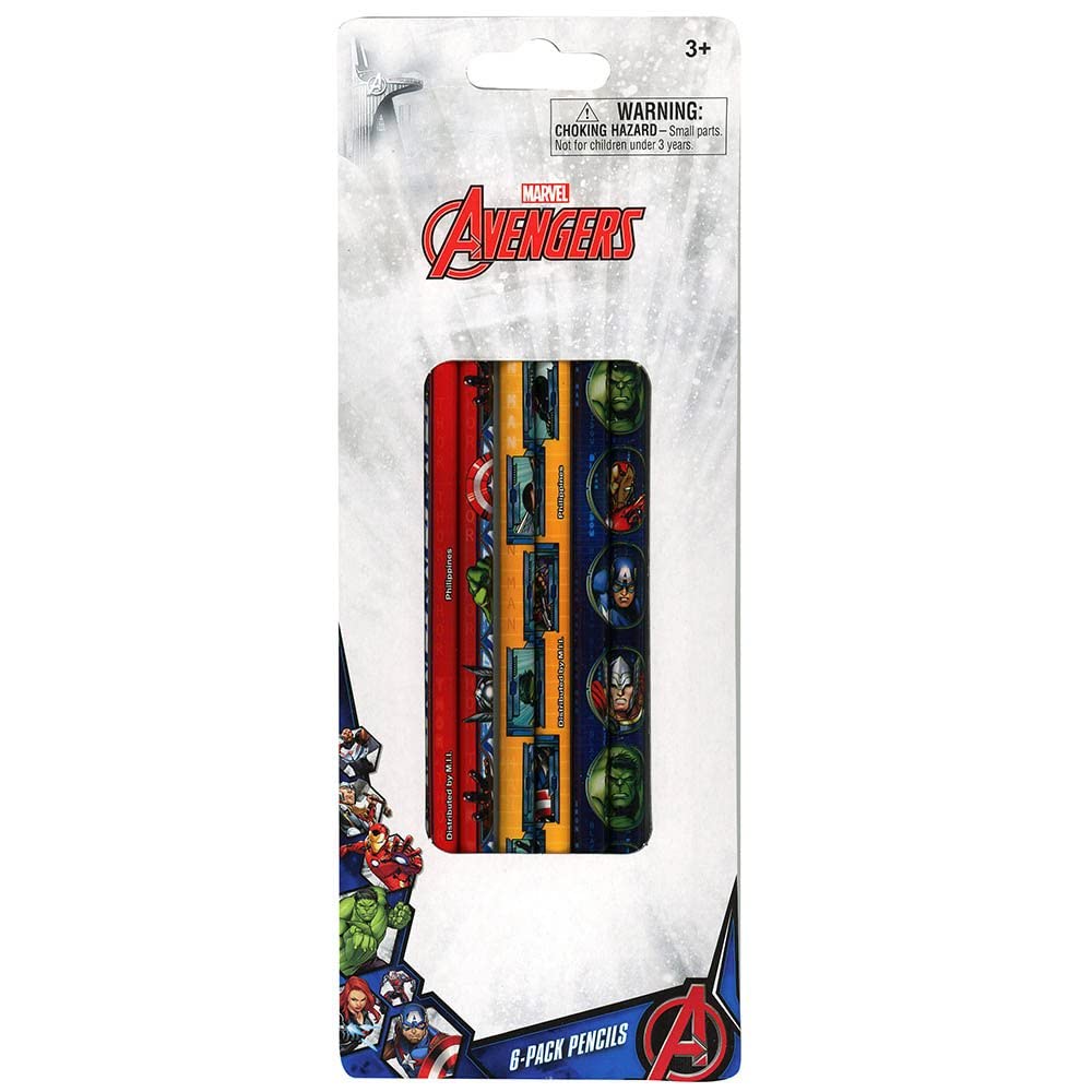 Marvel Avengers School Supplies Bundle for Kids, Boys - Avengers Pencil Holder with Stickers and More | Avengers School Set (Superhero Back to School Set)