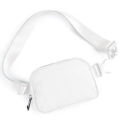 ODODOS Unisex Mini Belt Bag with Adjustable Strap Small Fanny Pack for Workout Running Traveling Hiking, Black