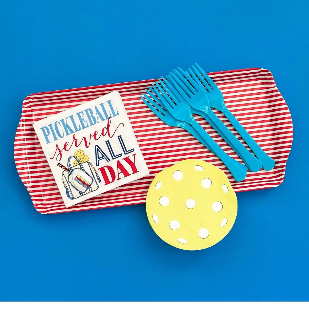 Sprinkles & Confetti Red Stripe Melamine Cookie Tray BPA-Free, Break-Resistant, Lightweight Platter for Cookies, Desserts & Snacks - Perfect for 4th of July Parties, BBQs & Picnics