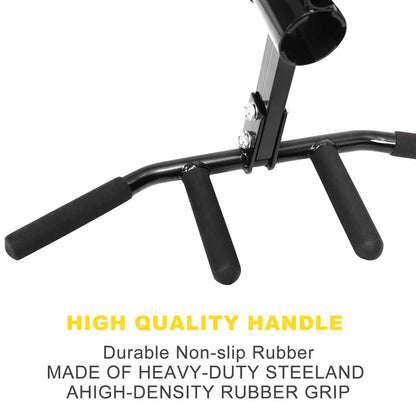 T Bar Row Landmine Attachment: T Bar Row Handle for 2In Olympic Barbell & 1In Standard Bar - Multi-Grip Tbar for Strength Workout Training