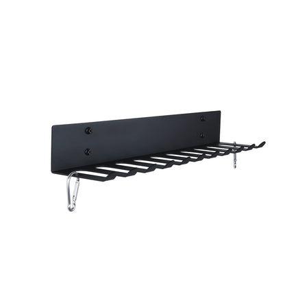 Topsair Gym Storage Rack Resistance Band Rack Wall Mount Barbell Rack Heavy Duty Home Gym Storage Rack for Gym Equipment, Exercise Bands, Lifting Belts and Jump Ropes, Gym Accessories (11 prongs)