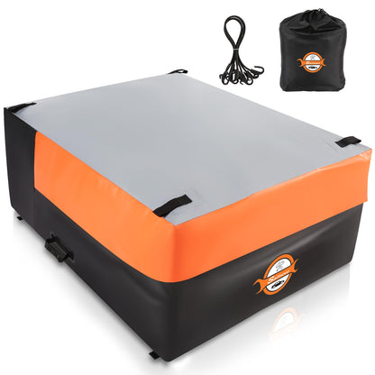Sailnovo Truck Bed Cargo Bag, 36 Cubic ft 100% Waterproof Cargo Bag for Truck Bed, Heavy Duty PVC Truck Cargo Bag Fits Any Truck Size with 4 Stretch Cord, Packing Bag (59''x48''x22'')