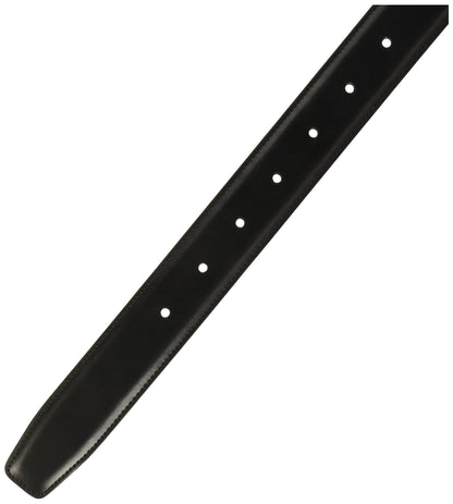 Perry Ellis Men's Portfolio Amigo Faux Leather Dress Belt with Genuine Leather Lining (Available in Big & Tall), Black, 30