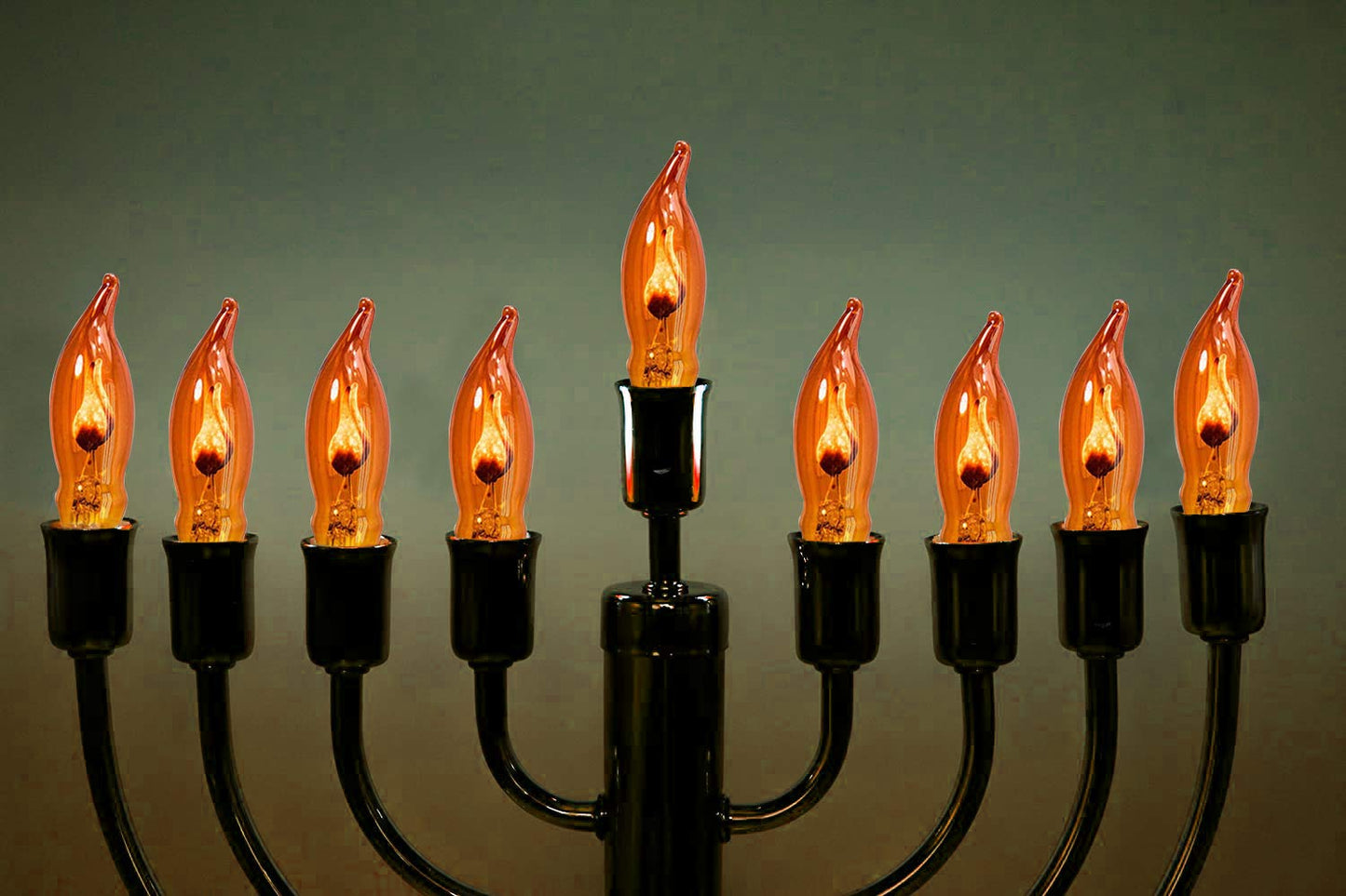 12 Pack Orange Halloween Flickering Flame Light Bulbs, E12 Candelabra Base, 1W, C18 Flicker Flame Night Light Replacement Bulbs for Candles Outdoor Christmas String Lights Chandeliers Sconces Decor