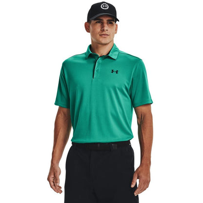 Under Armour Men's Tech Golf Polo, (508) Birdie Green / / Black, 4X-Large
