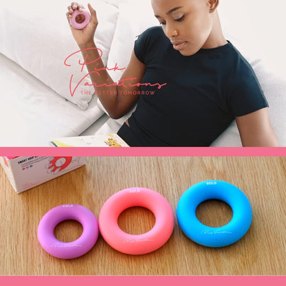 PINK VARIATIONS Smart Exercise Rings - Hoop Extra Weight - Hand Exerciser - Pilates Ring - Grip Strength Trainer - Compatible with Smart Weighted Hoop - Ideal for Fitness, Rehabilitation, Yoga