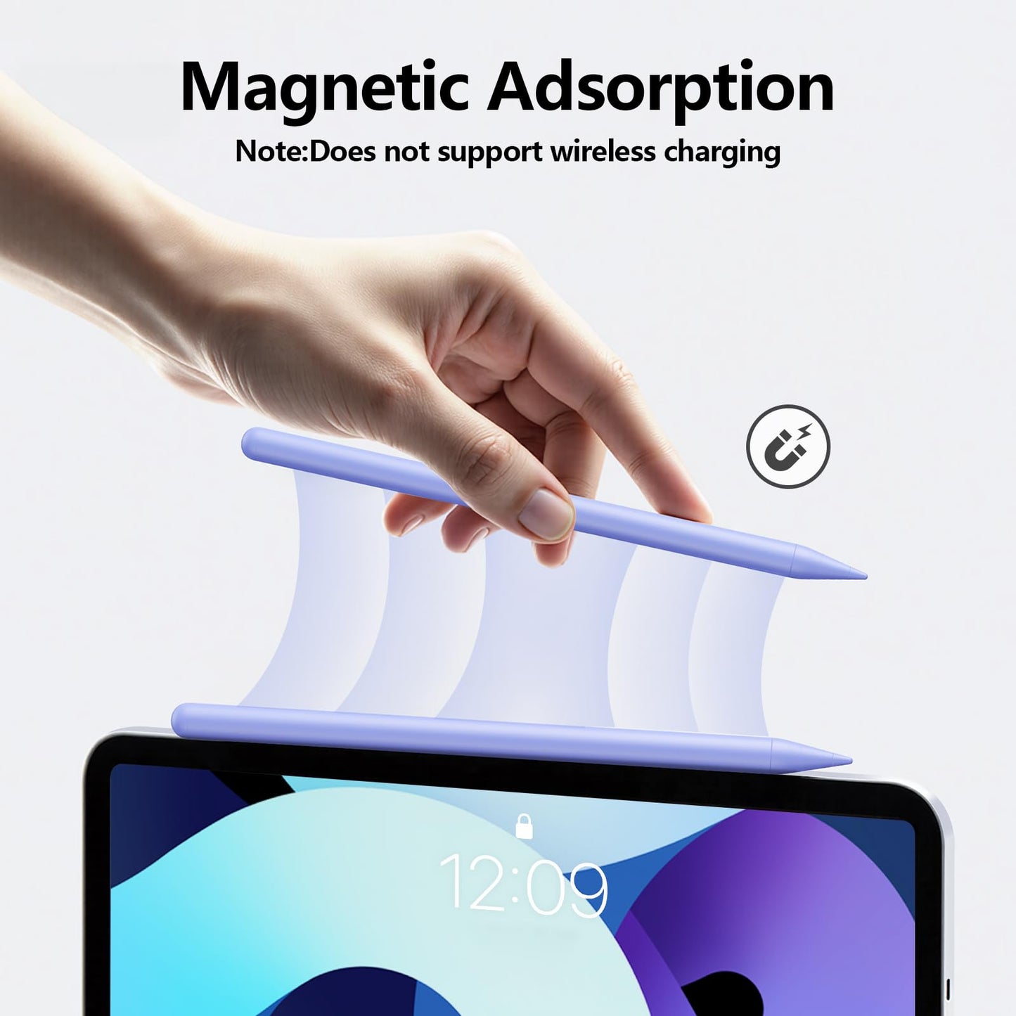 Stylus Pen for iPad 6th-11th Generation-2X Fast Charge Active Pencil Compatible with 2018-2026 Apple iPad Pro 11"/12.9"/M4, iPad Air 3/4/5/M2/M3/M4,iPad mini 5/6/7 Gen-Purple