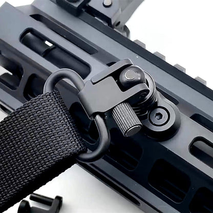 VVAAGG Metal Rifle Sling Swivel Mount 1.25 inch Two-Point Gun Sling Attachment Clips