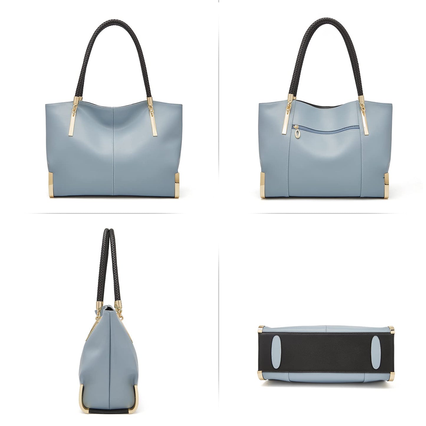 FOXLOVER Large Capacity Tote Handbags for Women, Women's Top-handle Bags Fashion Shoulder Bags Purses Minimalist design