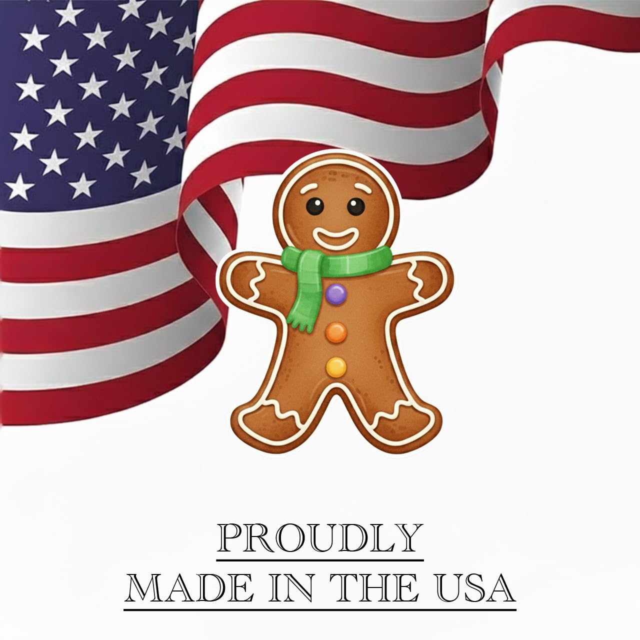 Christmas Gingerbread Man Ginger Bread Classic Yard Sign for Home Decor and Lawn Decoration With Stakes, Green Merry Christmas Sign Tree Cookie (Green)