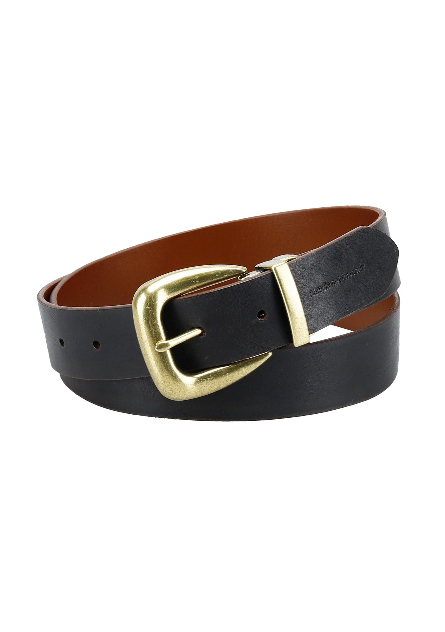 Levi's Women's Reversible Western Buckle Casual Belt, Tan/Black, X-Large