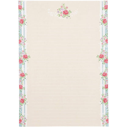 60 Sheets Vintage Floral Stationary with 30 Envelopes, Letter Writing Paper for Poems, Thank You Notes, Pen Pal, Scrapbook, Calligraphy (6 Designs, 10.2 x 7.25 In)