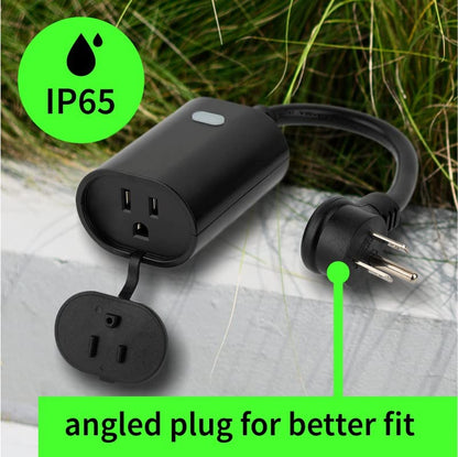 Zooz 800 Series Z-Wave Long Range Smart Plug ZEN04 800LR | Hub Required | Works with the Z-Box Hub, Home Assistant, and Hubitat