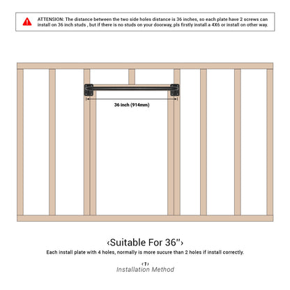 Purife Wall Mounted Doorway Pull Up Bar, Heavy Duty Strength Training Pull-Up Bars for Doorframe, Support Beam or Joist Mount Thick Metal Sturdy Construction Support 500 lbs