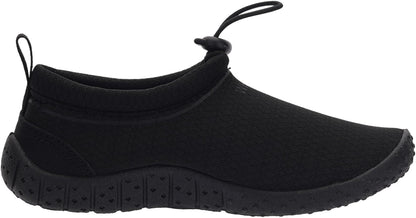 WHITIN Water Shoes for Little Kids Aqua Barefoot Swim Sneakers Beach Minimalist Size 1 Boys Girls Zero Drop Outdoor Surf Boating Kayak Sand Walking Socks All Black 31