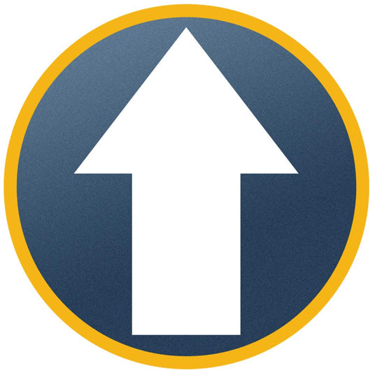 10 PCS Arrow Floor Sticker Directional Floor Decal Vinyl Sign Non-Slip Removable Reusable Commercial Grade Sign
