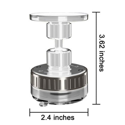 Vacuum Magnetic Phone Holder with 720° Rotation, Strong Suction Cup Mount for Car Dashboard, Windshield, Desk or Mirror – Universal Fit for Smartphones – Reusable, Adjustable, Stable Grip(White)