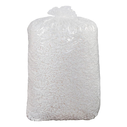 BOX USA 7NUTSW 7 Cubic Feet Loose Fill Packing Peanuts, White