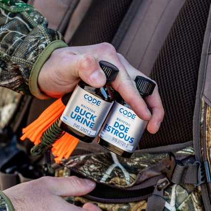 Code Blue Whitetail Doe Estrous – Premium Deer Attractant with Authentic Doe Scent to Lure Mature Bucks & Boost Hunting Success, 1 oz