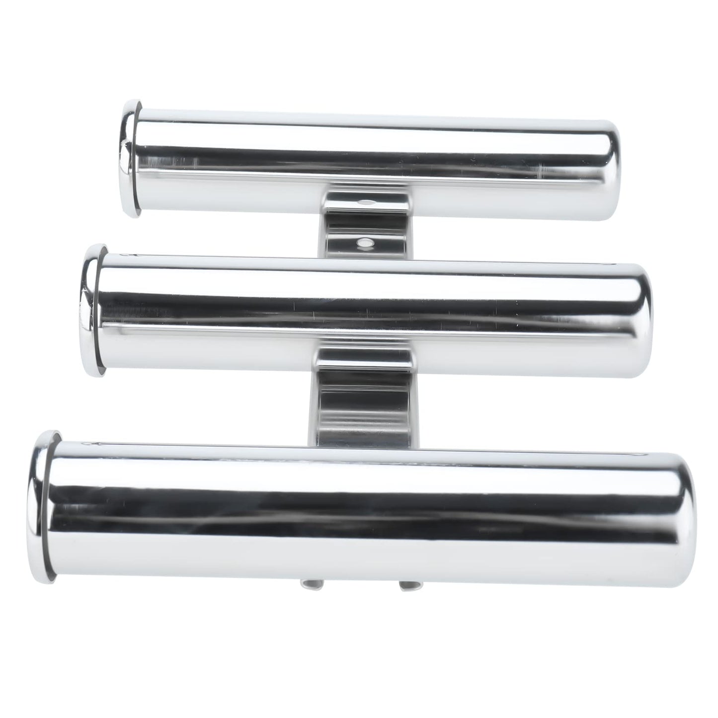 NovelBee 3 Tube Boat Fishing Rod Holder,316 Stainless Steel Fishing Rod Rack for Marine Boat Yacht