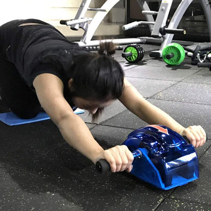 Ab Roller for Abs Workout Abdominal Exercise Rollers, Abdominal Roller 4 Wheels Muscle Exerciser Fitness Training Rollers, for Men Women Gym Exercise Fitness