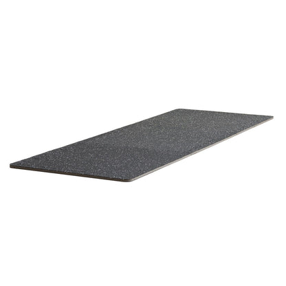 VEVOR 0.56In 100sq.ft 25 Tiles Gym Flooring for Home Gym, Rubber Top with High Density EVA Foam, 25" x 25" Gym Floor Exercise Equipment Mats, Interlocking Gym Mats, Puzzle Workout Mats, Black & White
