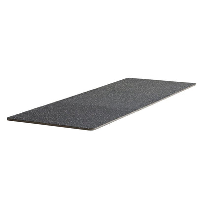 VEVOR 0.56Inch 48sq.ft 12 Tiles Gym Flooring for Home Gym, Rubber Top with High Density EVA Foam, 25 x 25In Gym Floor Exercise Equipment Mats, Interlocking Gym Mats, Puzzle Workout Mats, Black & White