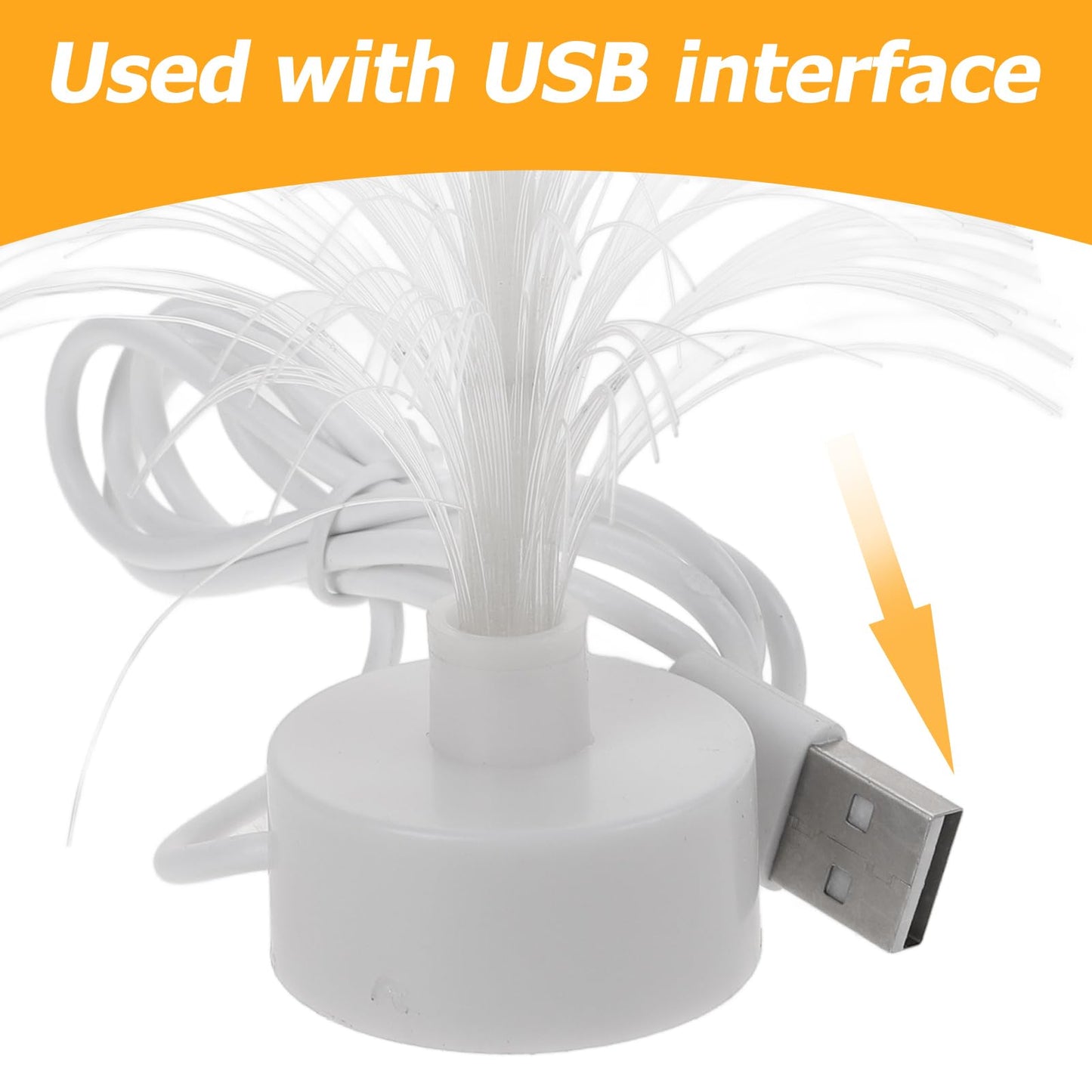 Christmas Tree USB Power Color Changing Fiber Optic Christmas Tree for Christmas Party Tabletop