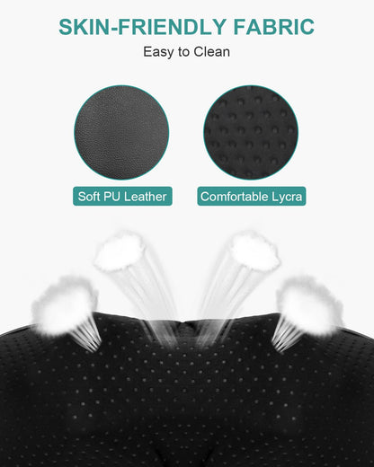 Nekteck Cordless Neck and Back Massager for Pain Relief Deep Tissue, Shiatsu Neck Massager with Heat, Portable Massage Pillow for Shoulder, Leg, Body Muscle, Home, Office, Car, for Men Women