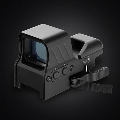 ohhunt Multiple Reticle Red Green Dot Sight Quick Detach Mount for Picatinny 1X22X33mm Wide Objective Diameters Optics