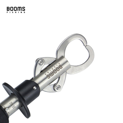 Booms fishing G1 Fish Gripper Grip and Hold Fish with Tight Grip Largest Model Built-in Scale