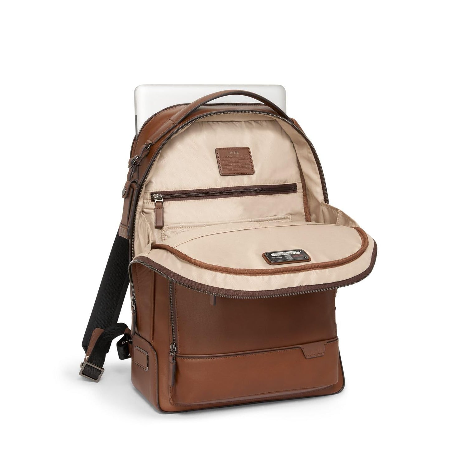 TUMI Harrison Warren Backpack - 15-Inch Laptop Backpack - Stylish Women's & Men's Backpack for Travel & Business - Cognac Leather