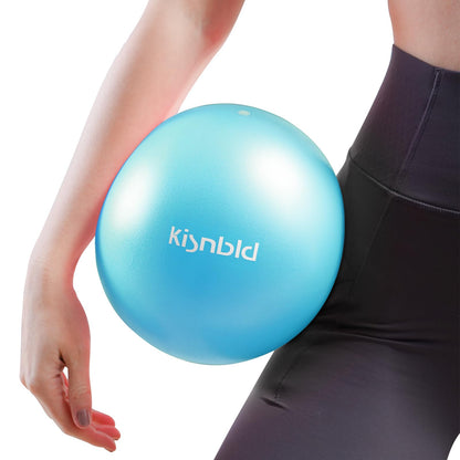 Small Exercise Ball, 9 Inch Mini Pilates Ball, Anti Burst and Slip Resistant Mini Yoga Ball for Stability, Fitness, Physical Therapy, Stretching & Core Strength Workout at Home Gym & Office