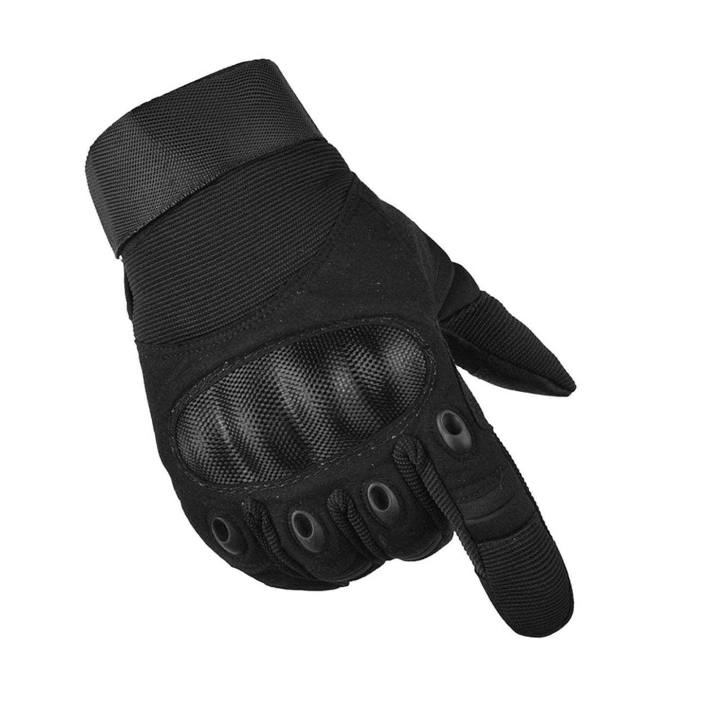 HYCOPROT Men’s Utility Gloves, Motorcycle Glove with Touchscreen Full Finger Palm Pad Protection Gears Durable Work Outdoor Lightweight Breathable for Sport Hiking Motorbike Cycling Paintball Boxing